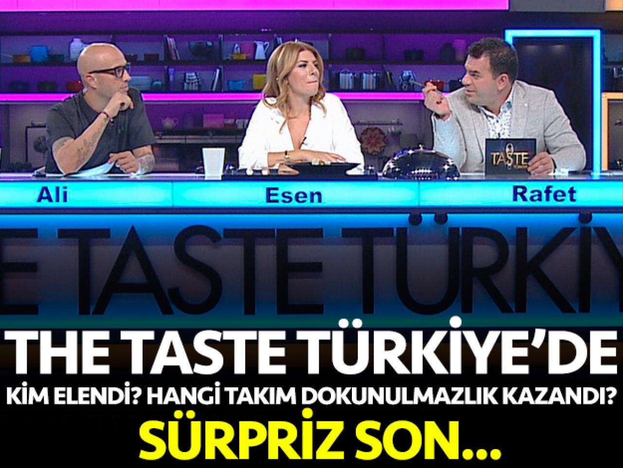 The Taste Türkiye 25 Eylül Çarşamba kim elendi