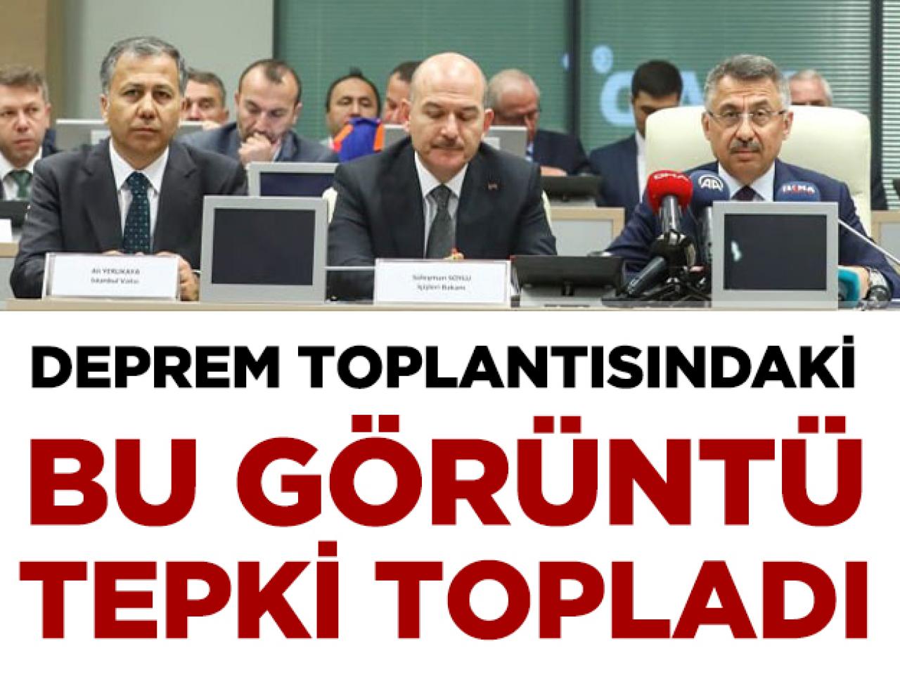 Ekrem İmamoğlu'suz deprem toplantısı