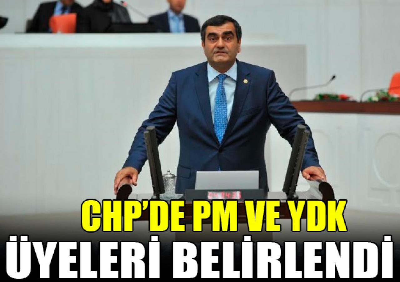 CHP'de PM ve YDK üyeleri belirlendi