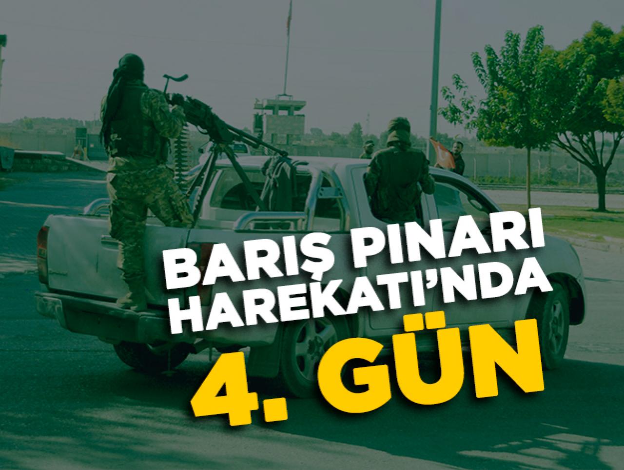 Barış Pınarı Harekatı'nda 4. gün | İlerleyiş sürüyor