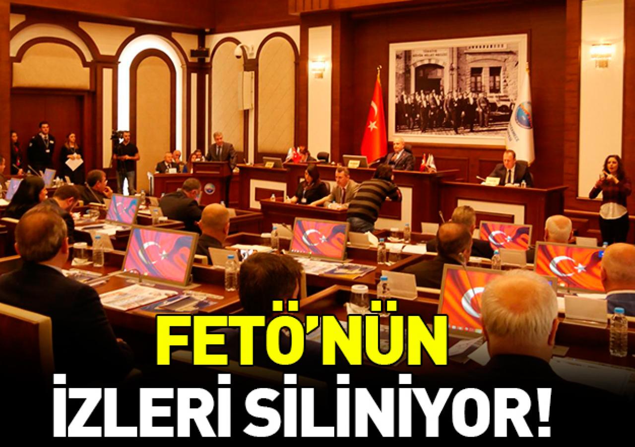 Büyükçekmce'de FETÖ'nün izleri siliniyor