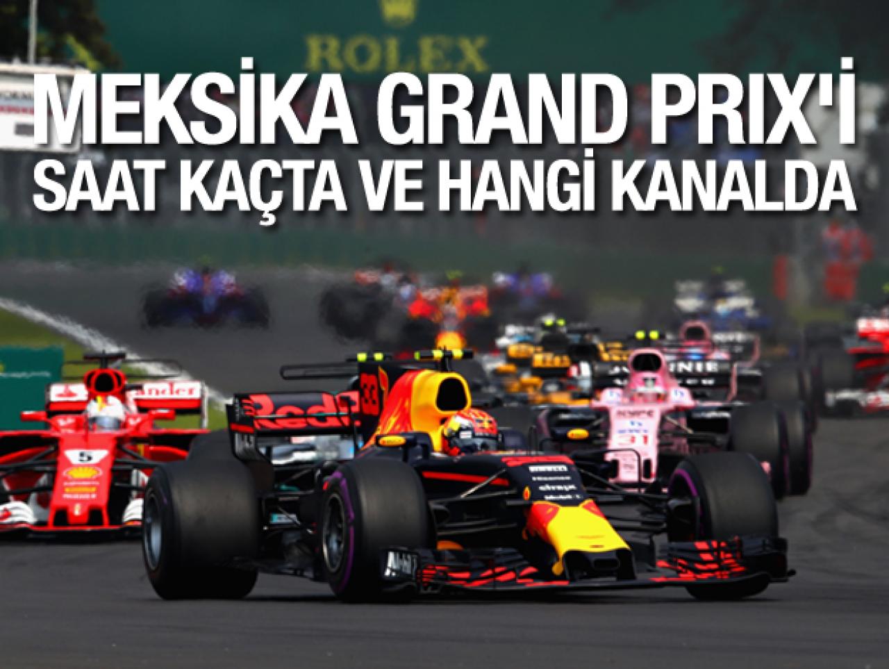 Formula 1 (F1) Meksika Grand Prix'i ne zaman hangi kanalda ve saat kaçta