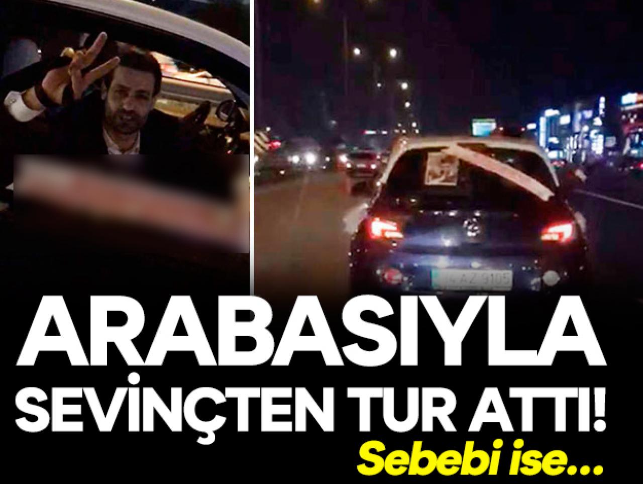 Boşandıktan sonra arabasını süsletip tur attı