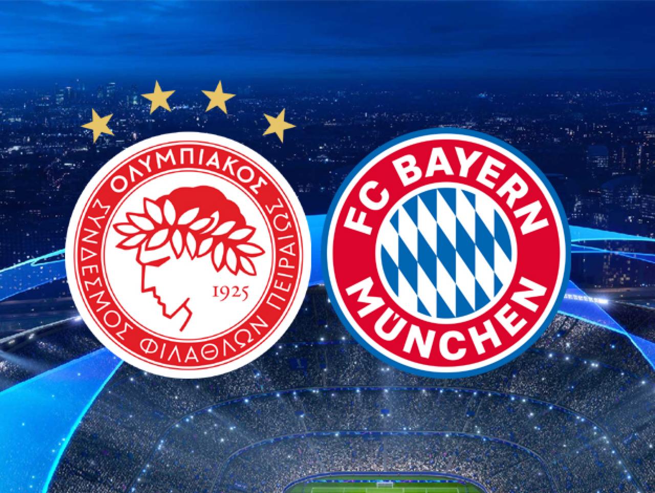 Olympiakos Bayern Münih maçı canlı izleme linki | Bein Connect canlı izle