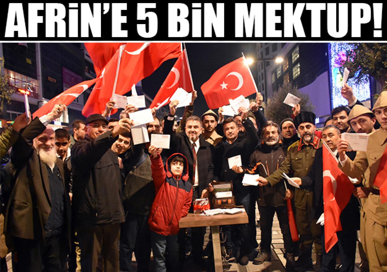 Mehmetçik'e 5 bin mektup