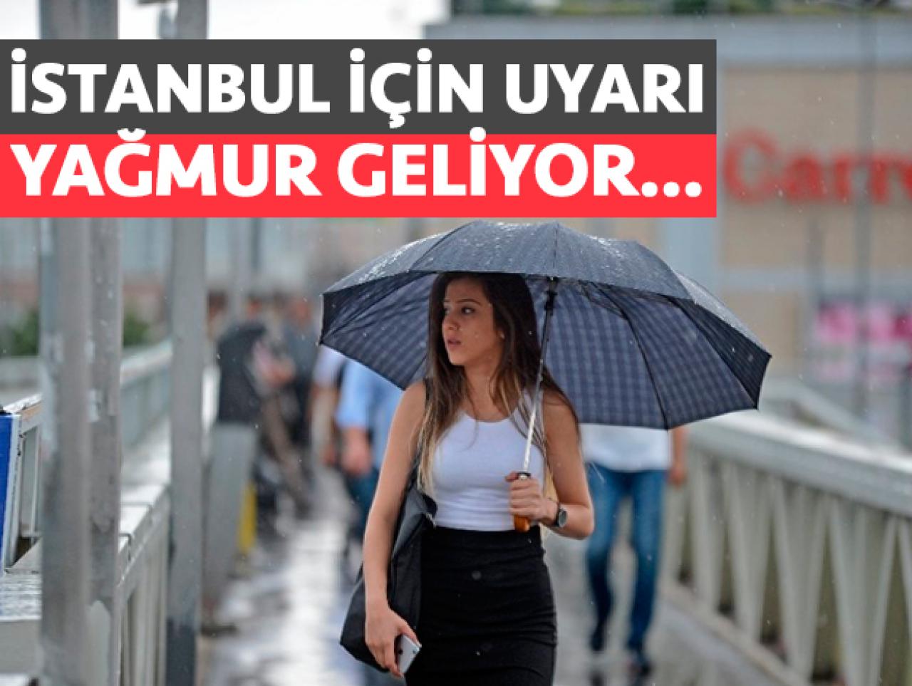 İstanbul'a yağmur yağacak! Meteoroloji tarihi verdi