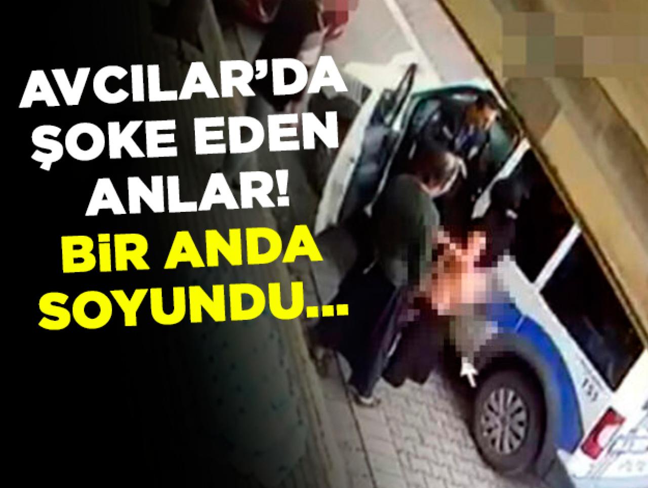 Yakalanınca soyundu!