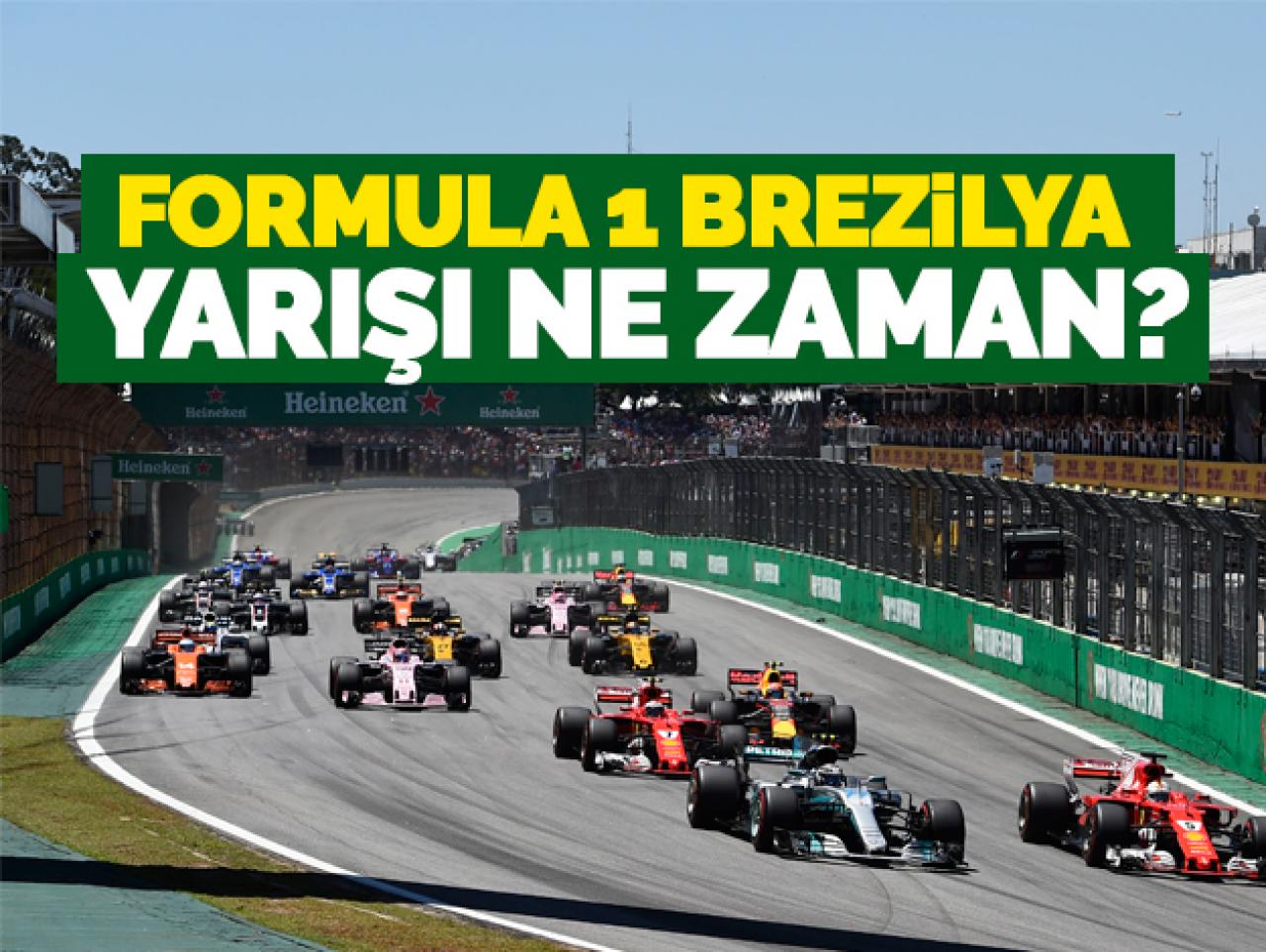 Formula 1 (F1) Brezilya Grand Prix'i ne zaman hangi kanalda ve saat kaçta