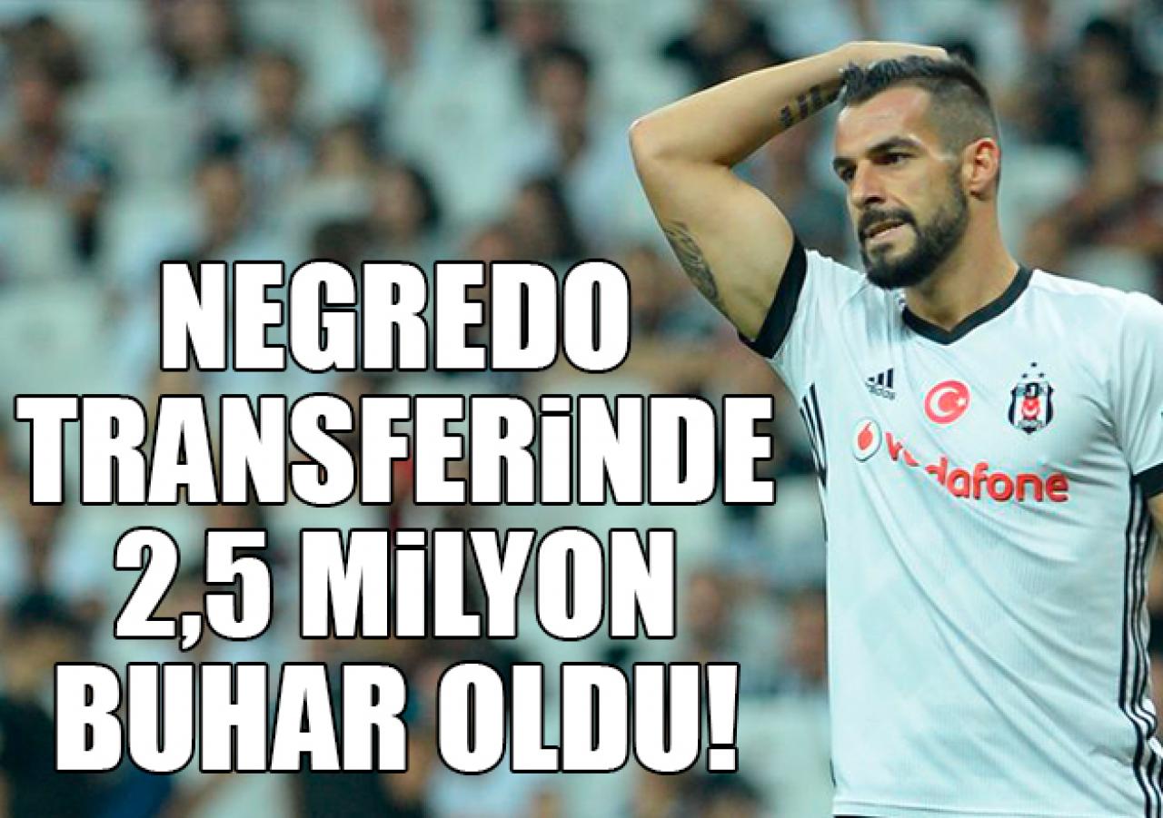 Negredo transferinde 2,5 milyon euro buhar oldu!