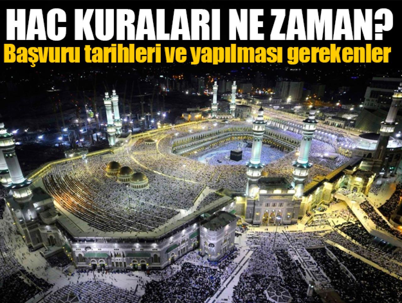 2020 Hac kuraları ne zaman? Başvuru tarihleri ve gerekli evraklar (belgeler) nedir