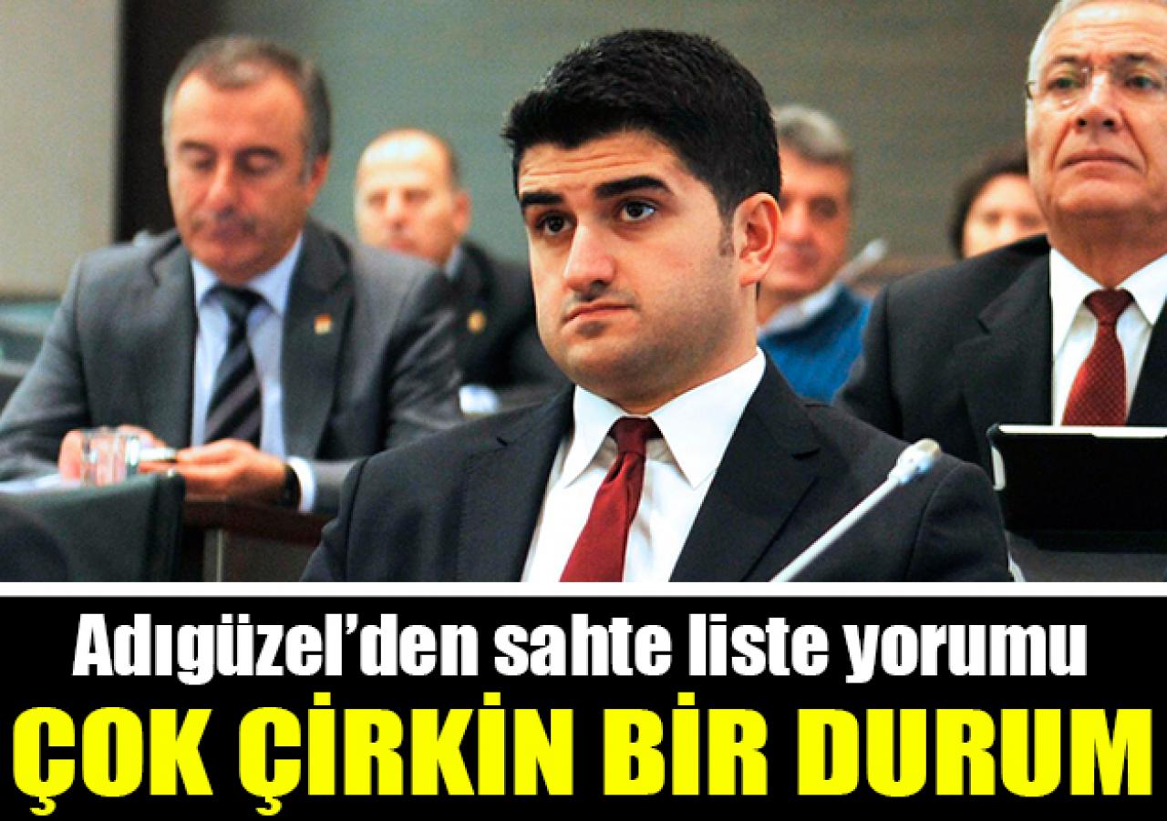 Çok çirkin bir durum