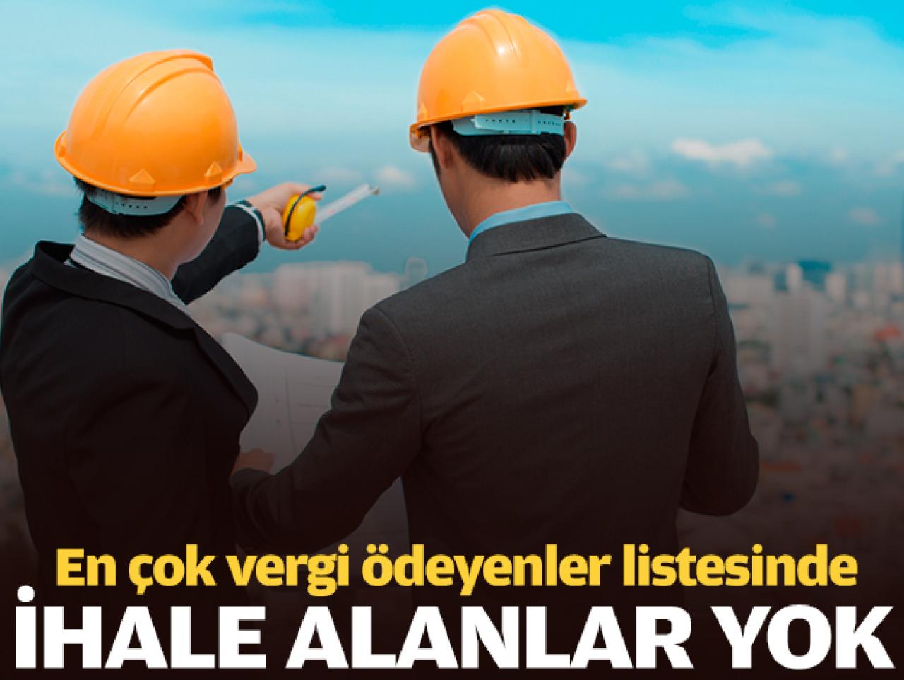 İhale alanlar listede yok!