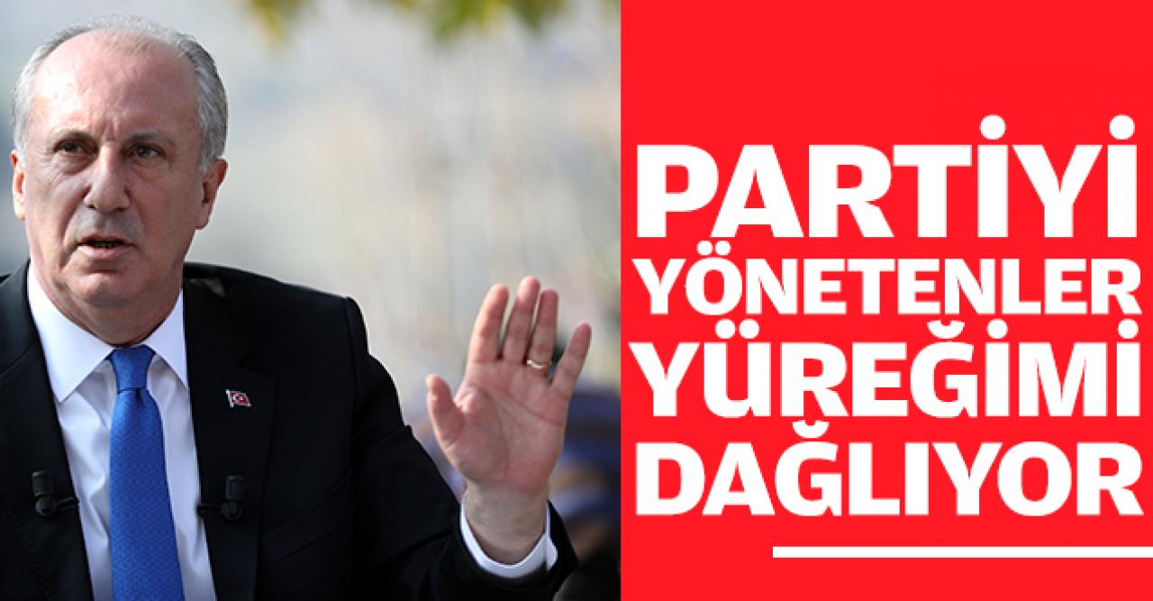 Partiyi yönetenler ciğerimi dağlıyor