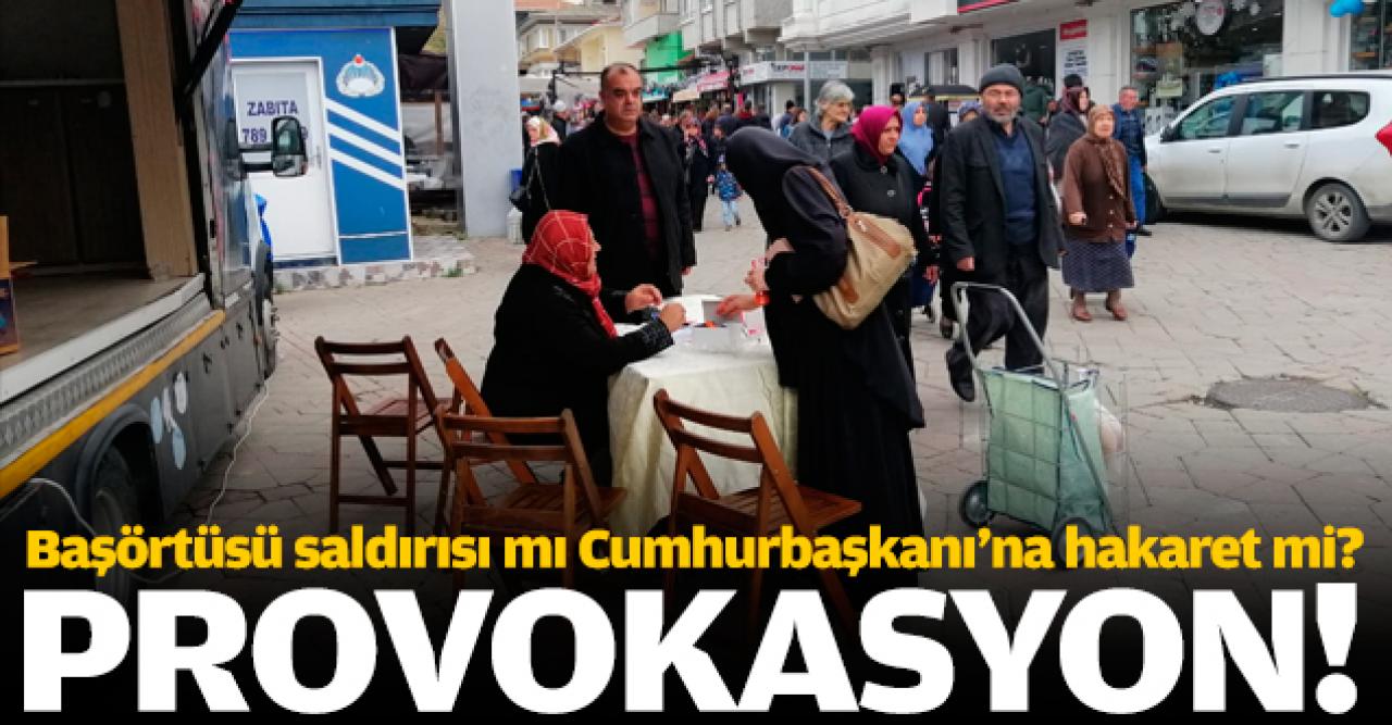 Çatalca'da garip bir provokasyon