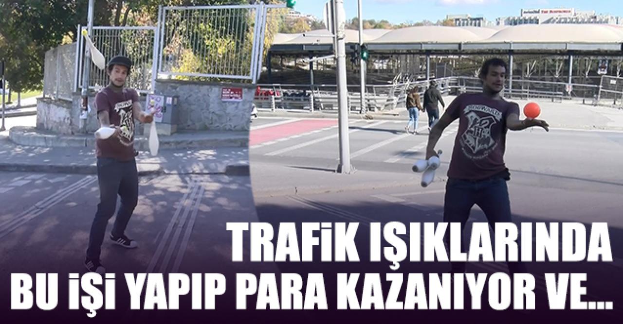 Brezilyalı Juan trafik ışıklarında para kazanıp Türkiye'yi geziyor