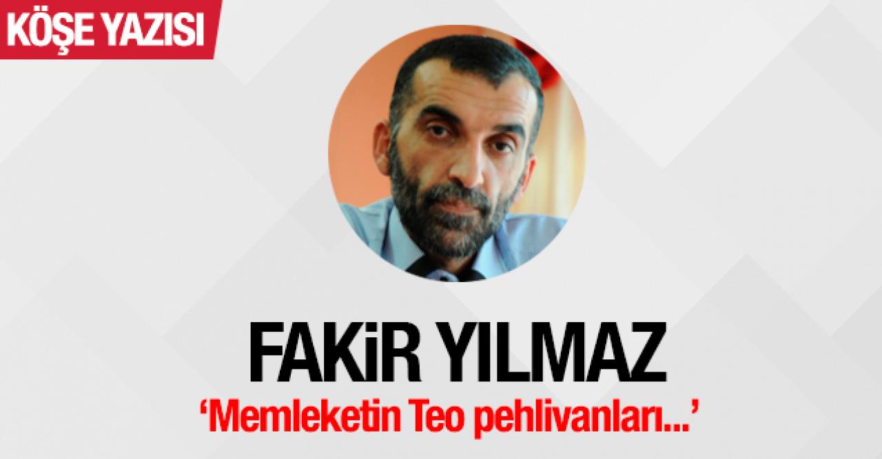 Memleketin Teo pehlivanları...