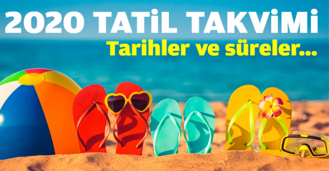 2020 tatil takvimi | Resmi ve dini bayramlar ve tatil günleri