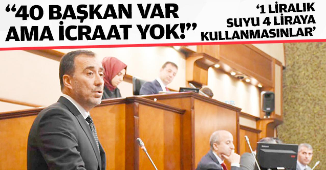 40 başkan var icraat yok!