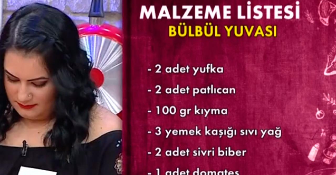 Gelinim Mutfakta Bülbül Yuvası nasıl yapılır? Tarifi ve malzemeleri nedir?