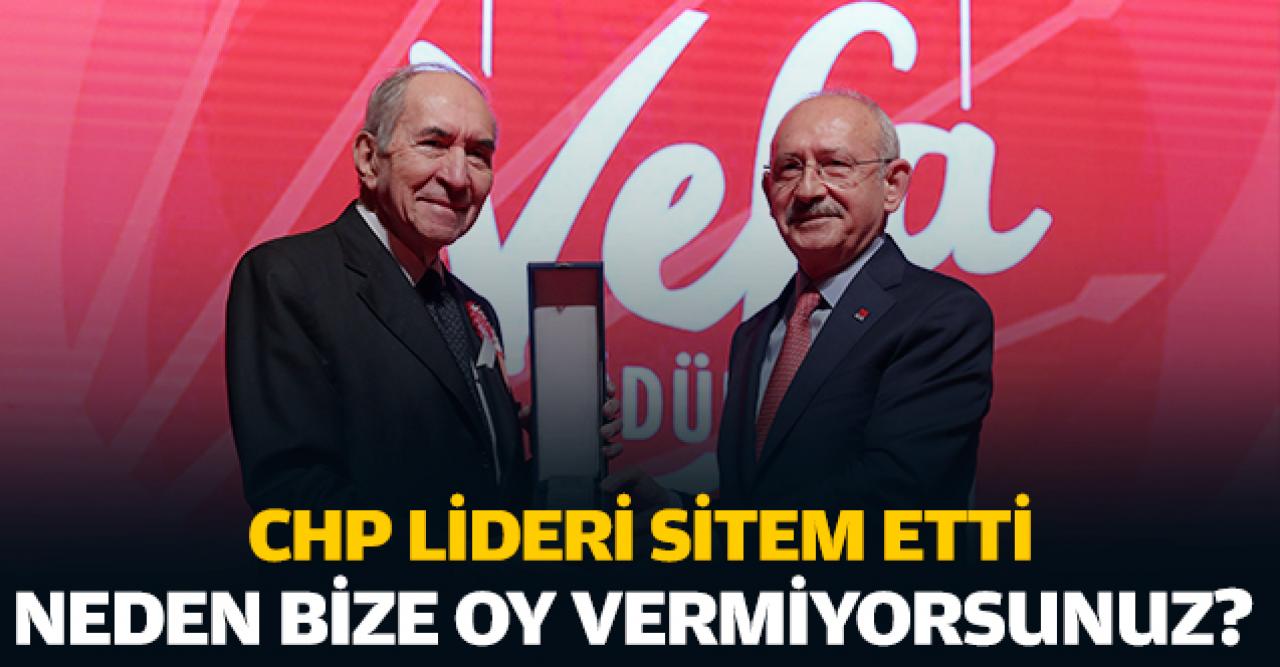 Neden bize oy vermiyorsunuz?