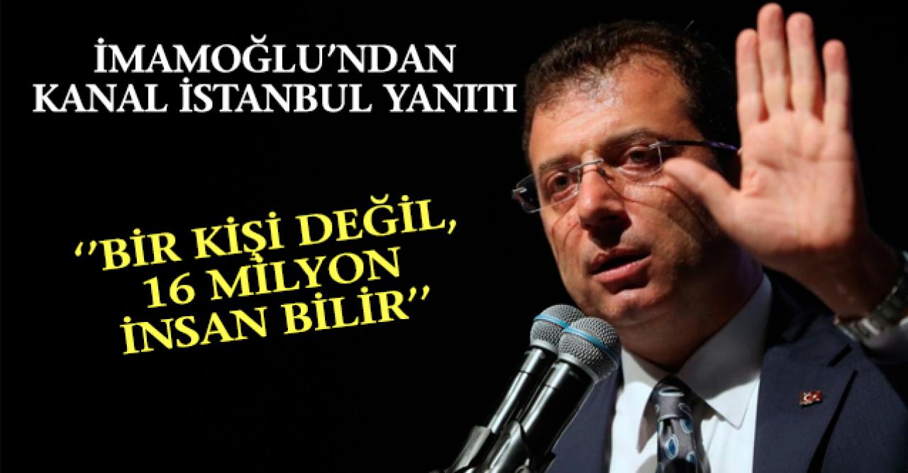 İmamoğlu'ndan Erdoğan'a yanıt