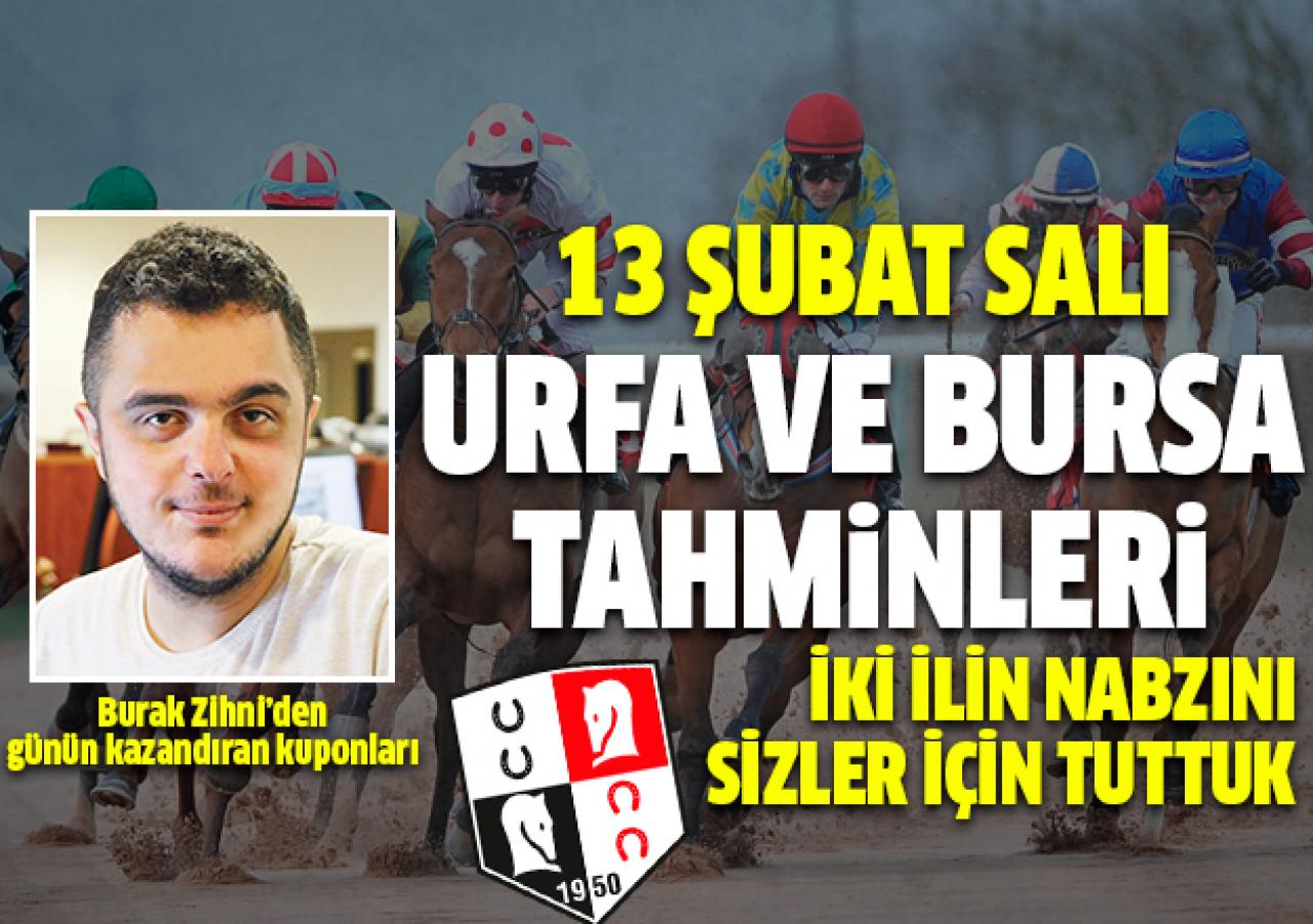 13 Şubat 2018 Salı Şanlıurfa ve Bursa At Yarışı Tahminleri - Altılı Ganyan Bülteni indir