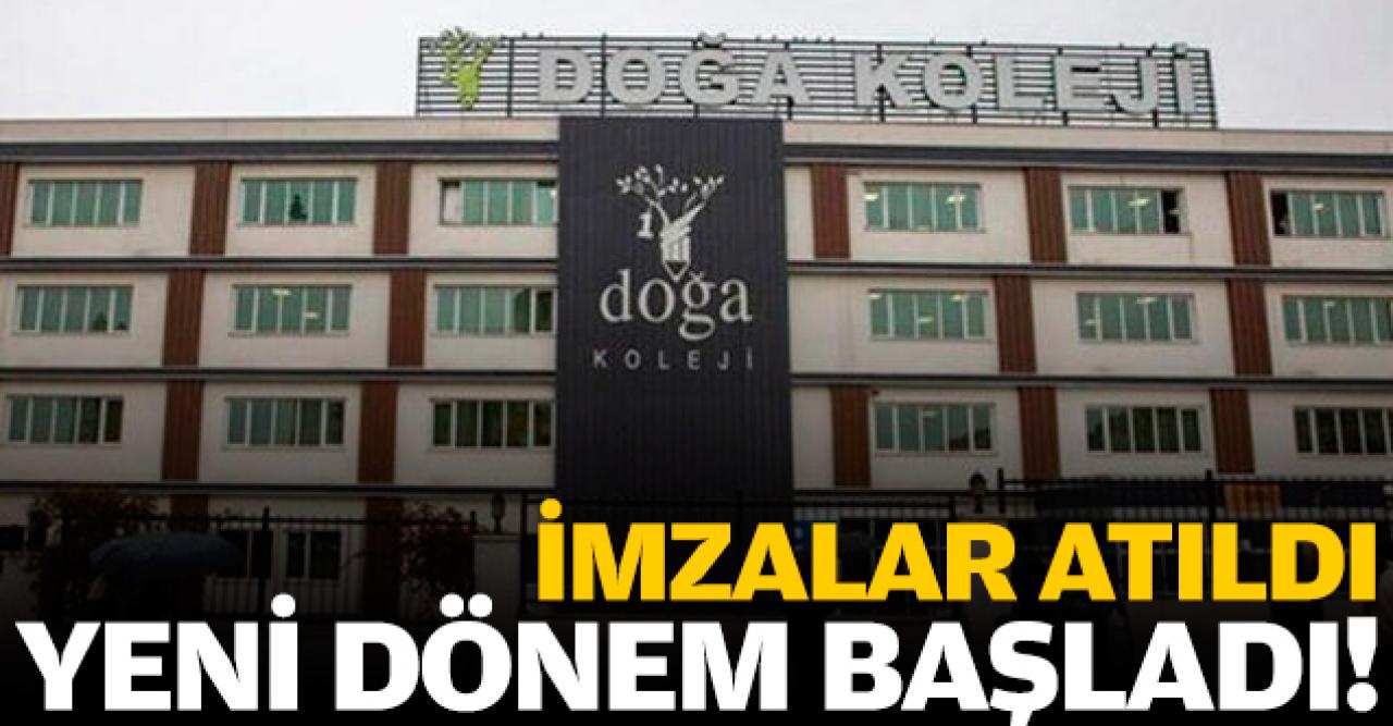 Doğa Koleji'nde imzalar atıldı, yeni dönem başladı