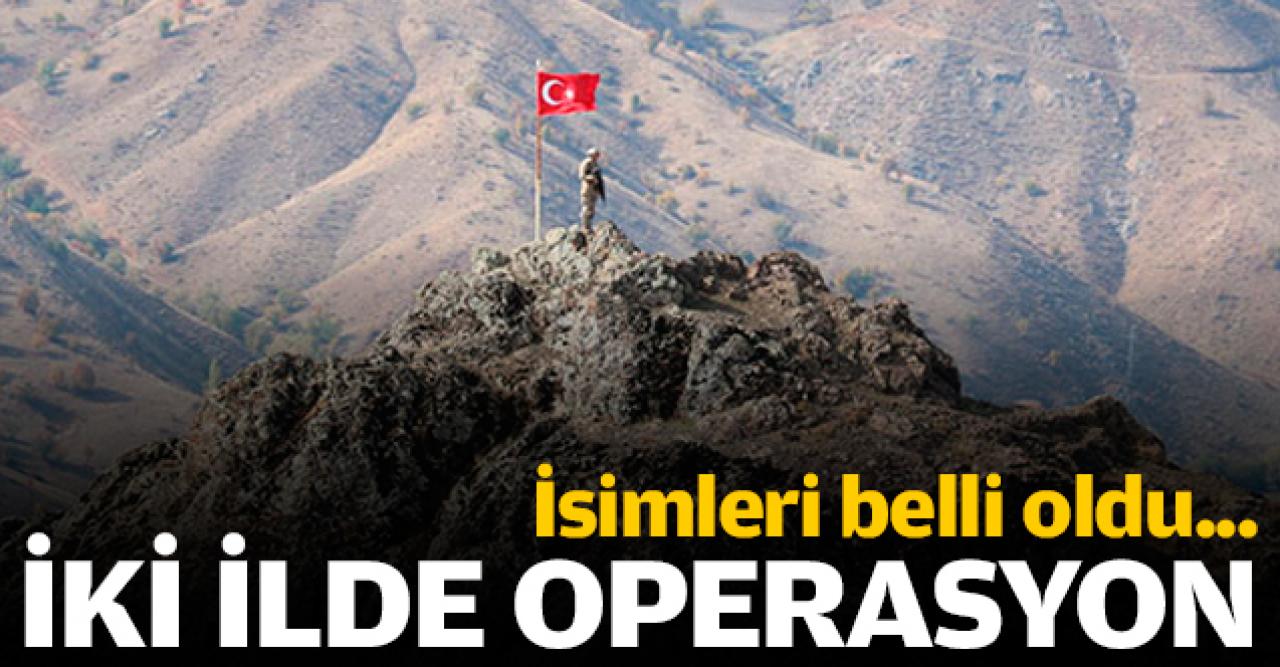 Şırnak ve Hakkari'de operasyon! İçişleri Bakanlığı isimlerini açıkladı