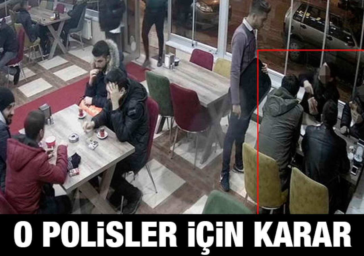 Kokoreççide dehşet saçan polisler için flaş karar