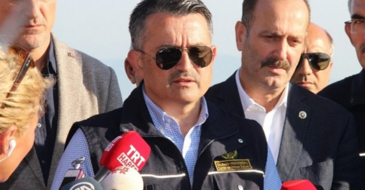 Pakdemirli: Kontrol altına alınmamış 2 yangınımız var