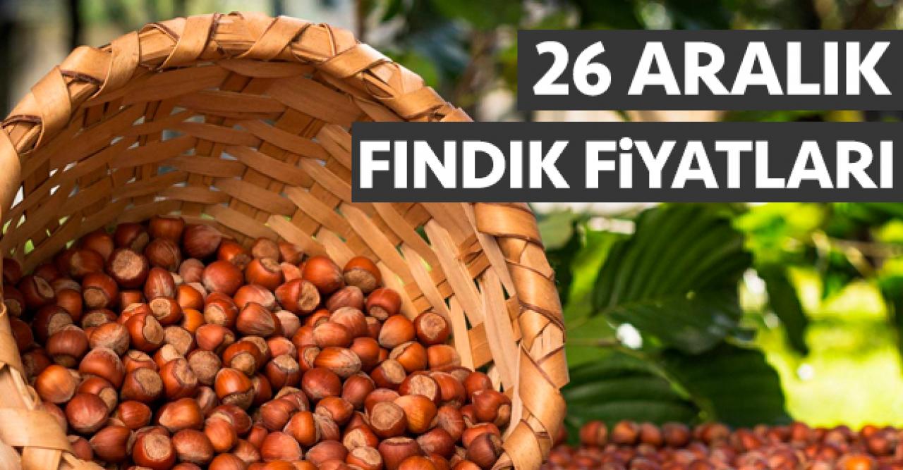 Fındık kaç lira? 26 Aralık Perşembe fındık fiyatları