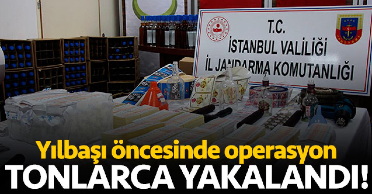 Tonlarca alkolle milyonlarca liralık vurgun planladılar! İstanbul'da sahte içki operasyonu