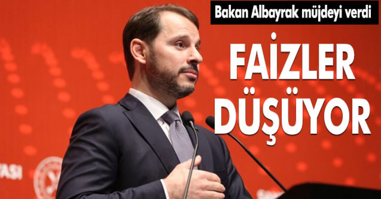 Bakan Albayrak müjdeyi verdi! Kamu bankaları faiz düşürüyor