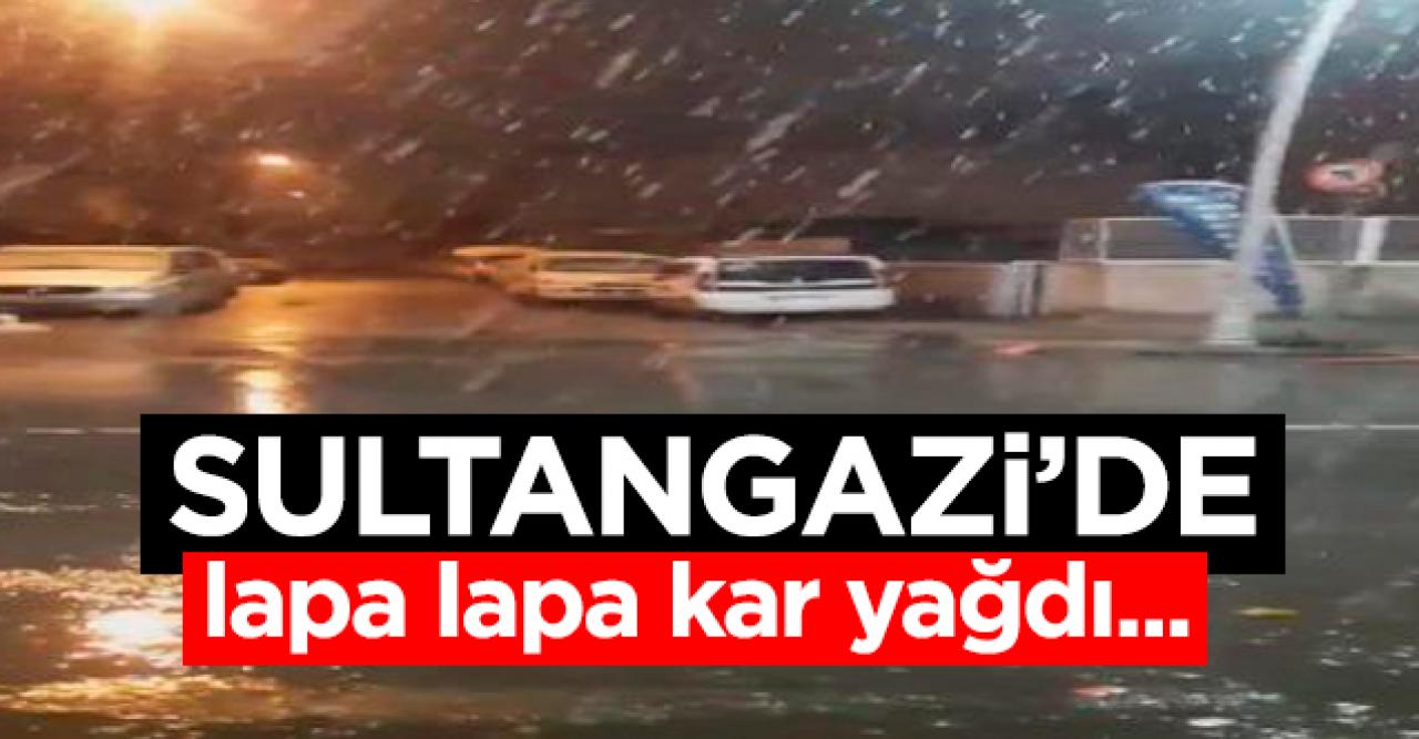 Sultangazi'de ilk kar!