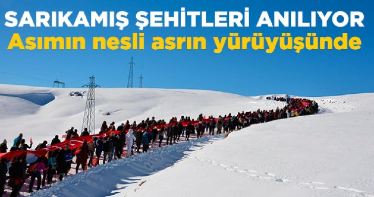 Sarıkamış şehitleri anılıyor! Asımın nesli asrın yürüyüşünde