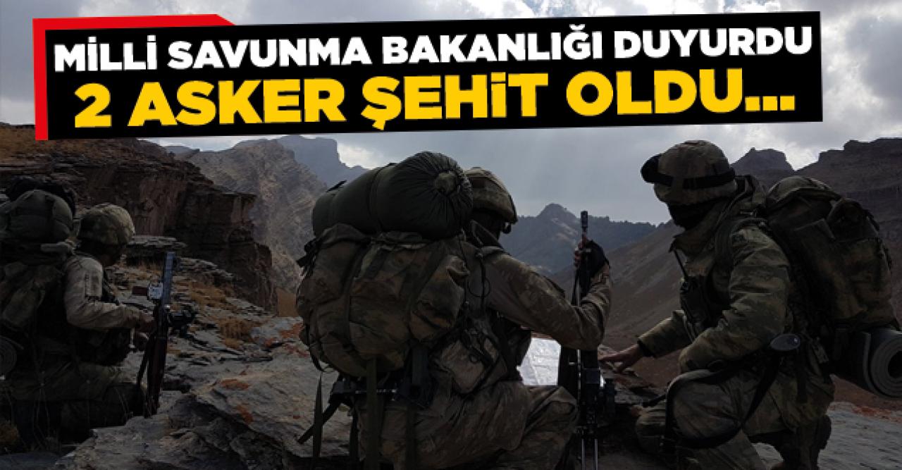 Pençe-3 Harekât Bölgesinden acı haber... 2 asker şehit oldu!