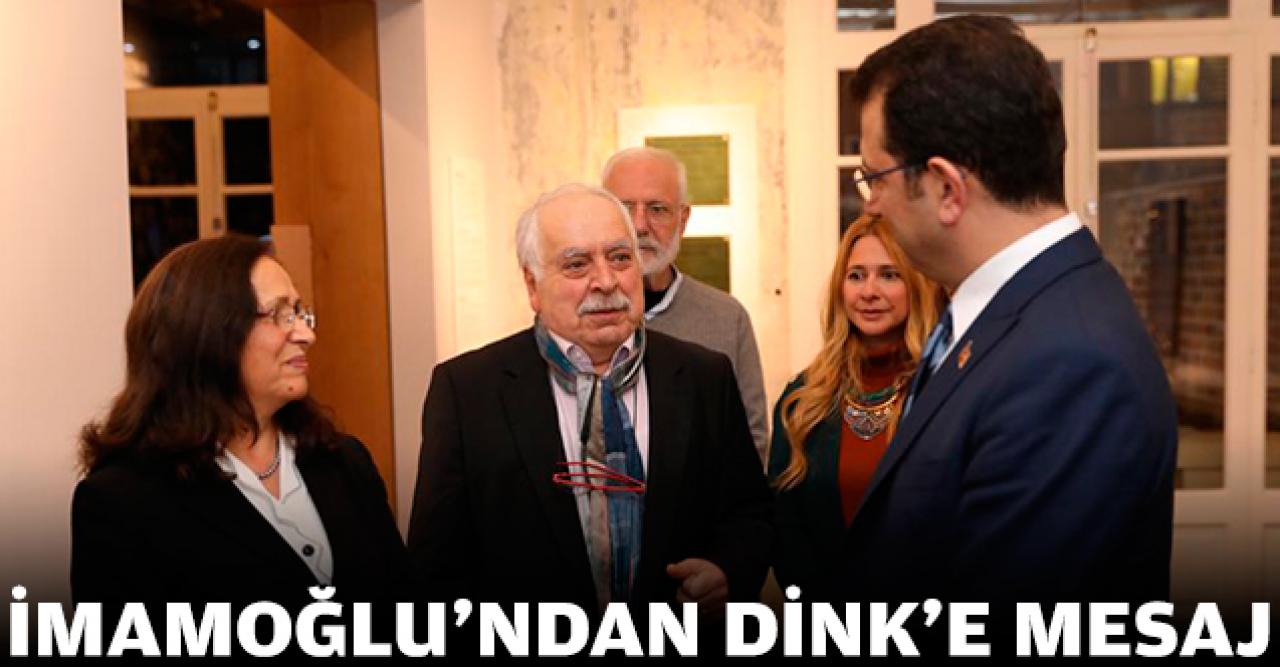 İmamoğlu'ndan Dink'e mesaj