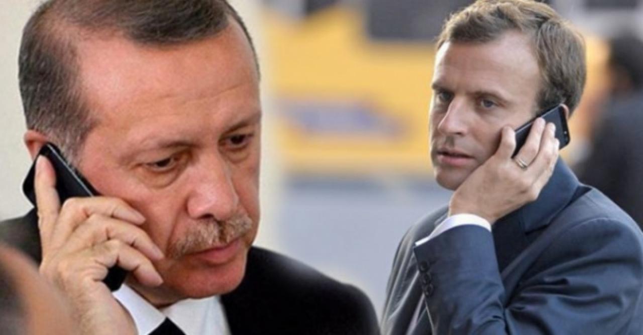 Cumhurbaşkanı Erdoğan, Macron ile görüştü