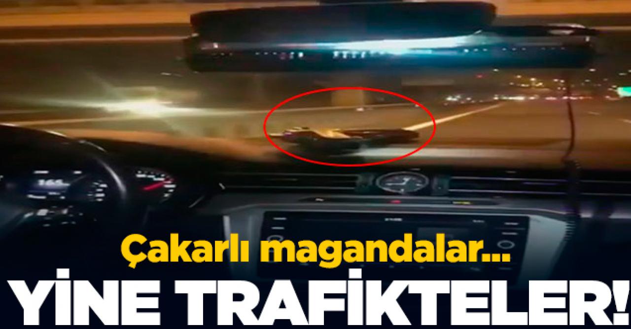 Hem çakar hem silah! Magandalar iş başında