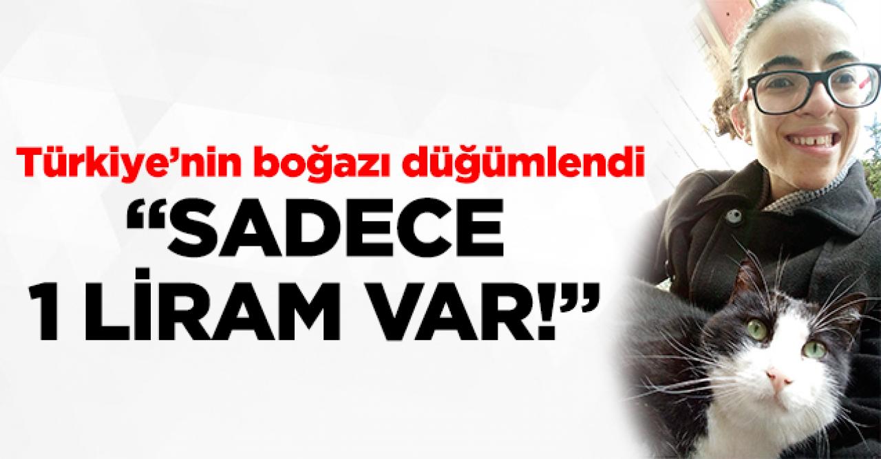 Sadece bir liram var!