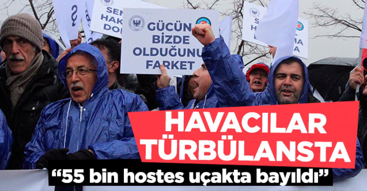 Havacılar türbülansta!