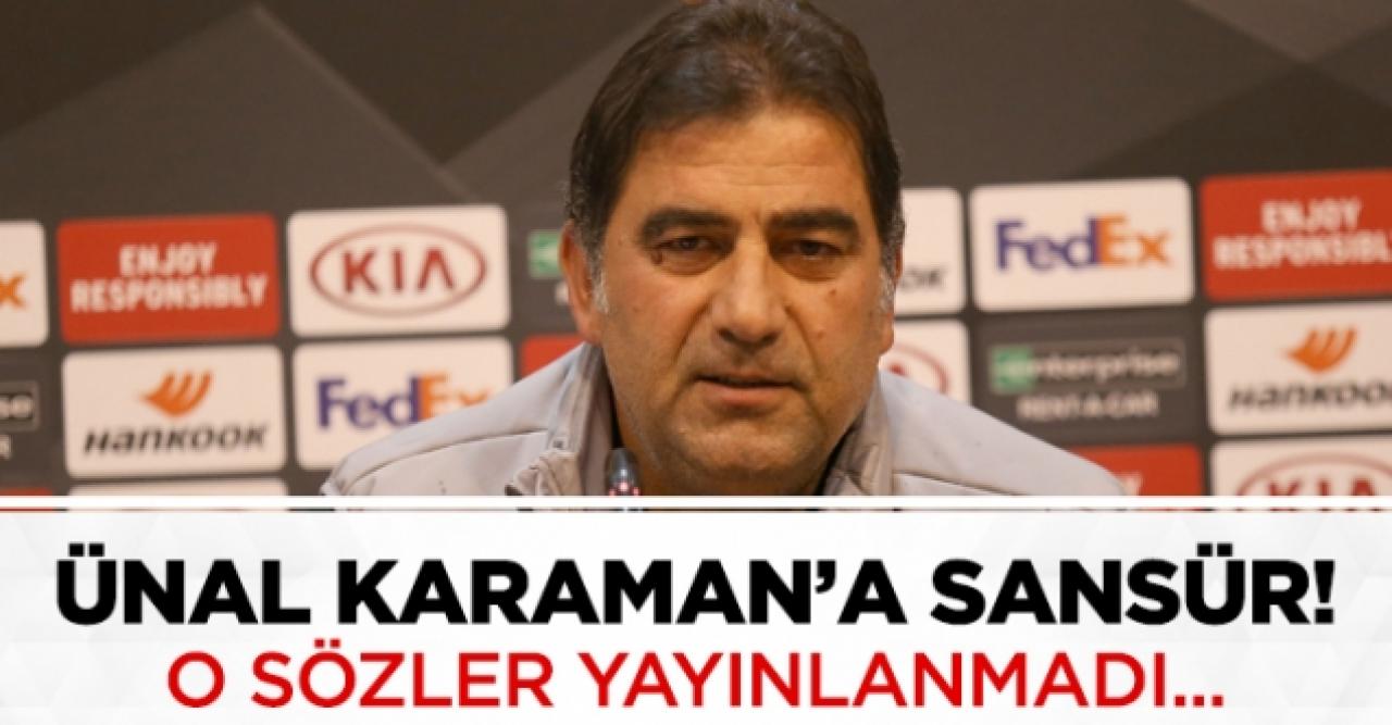 Trabzonspor'dan Hüseyin Çimşir'in Ünal Karaman sözlerine sansür