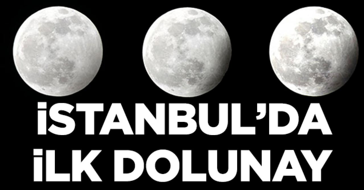 İlk dolunay görüntülendi