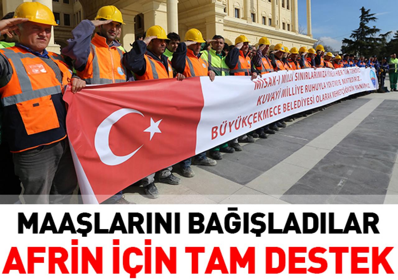 Maaşlarını Mehmetçik Vakfı'na bağışladılar