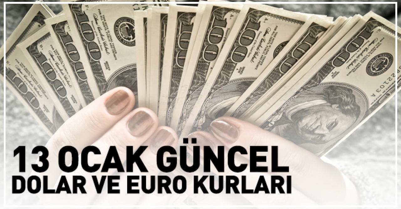 13 Ocak Pazartesi dolar ve euro fiyatları