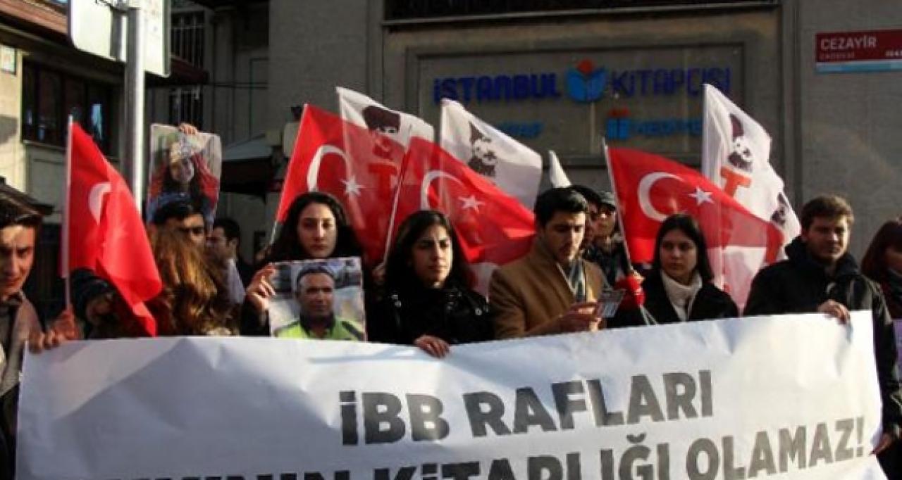 İBB'nin Selahattin Demirtaş'ın kitabını satmasına protesto