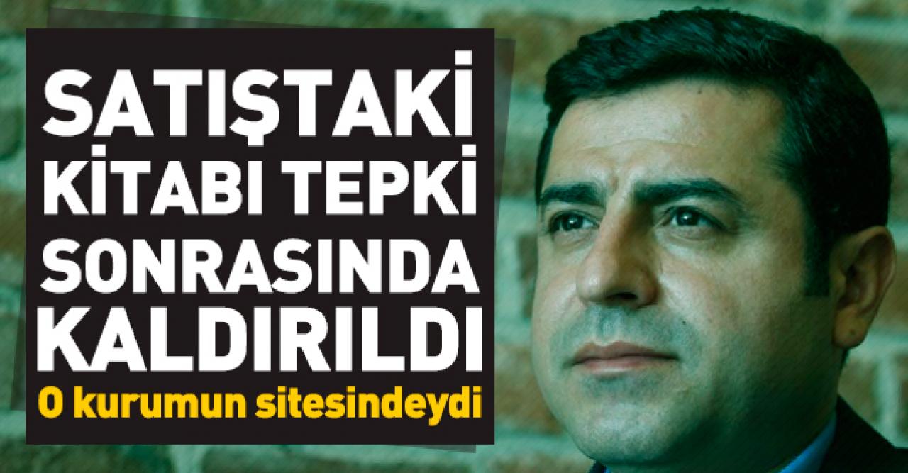 Selahattin Demirtaş'ın kitabı Devran, PTT'nin sitesinden kaldırıldı