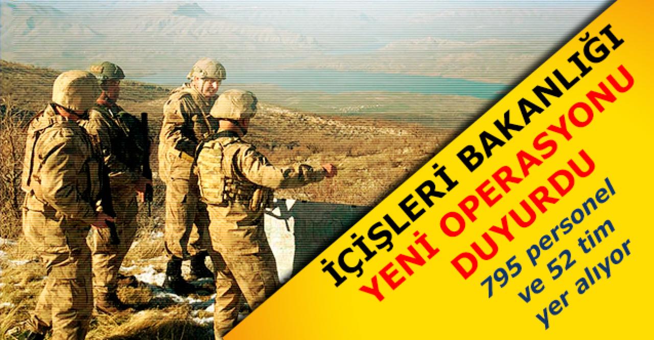 İçişleri Bakanlığı'ndan 'Kapan-4 Mava' operasyonu