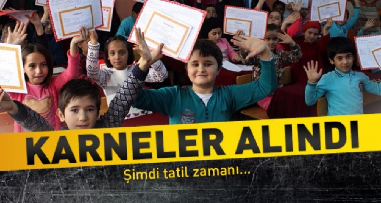 2 milyon 819 bin öğrencinin karne heyecanı