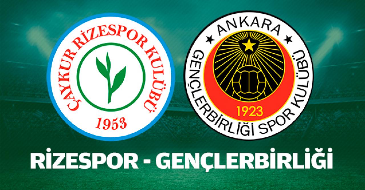 Çaykur Rizespor Gençlerbirliği maçı canlı izleme linki | Bein Sports 1 canlı